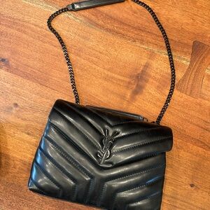 Black Quilted Shoulder Bag